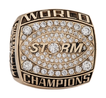 2003 Tampa Bay Storm Arena Football Championship Ring